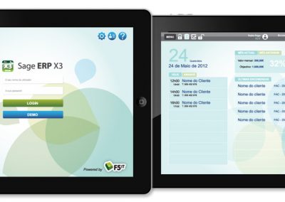 X3 Sales app – design ui/ux para app