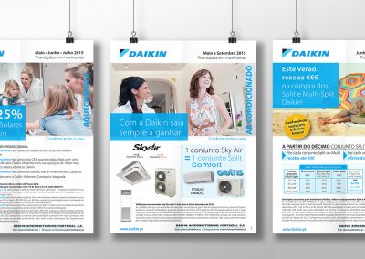 Daikin – criação de Newsletters e postais de natal